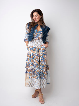 Rio Polka Dot Navy Vest