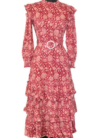 Wellesley Belted CC Colar Reddish Dress MF
