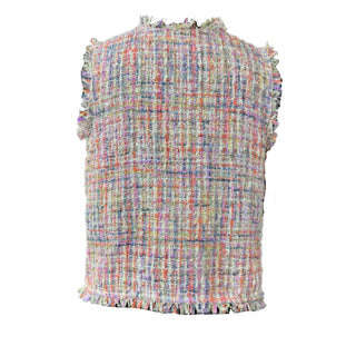Vidalia Jacquard Multicolor Vest  MF