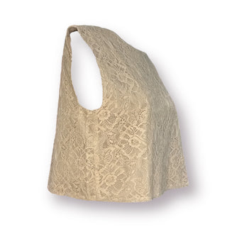 Fort Collins Laced Sleeveless Beige Blouse
