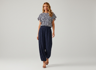 Danville Laced Navy Skirt
