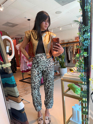 Hawaii Animal Print Graphite Pants