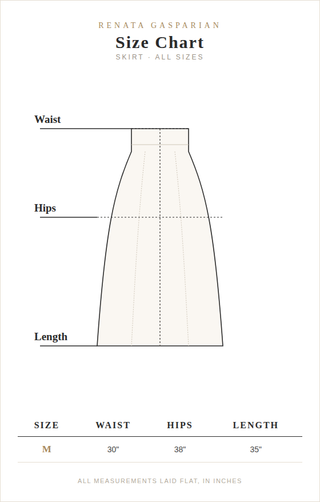 PompanoBeach Crepe  Skirt