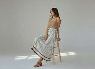 Bloomington Wrinkled Waist Skirt