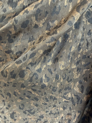 Champaign Animal Print Wrap Skirt