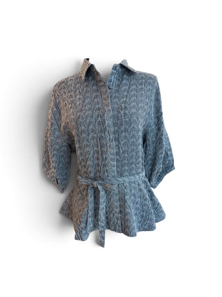 Nauvoo Belted Peplum Tops