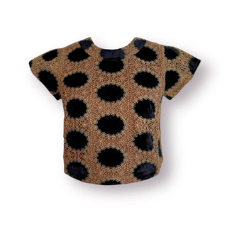 Stockton Brown Lace Black Velvet Vest