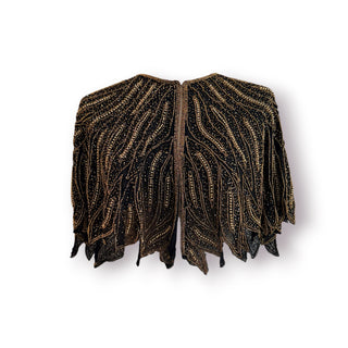 Palmdale Beaded Black&Gold / Black&Silver Cape