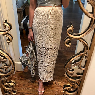 Crochet Handmade Round Patterns Skirt