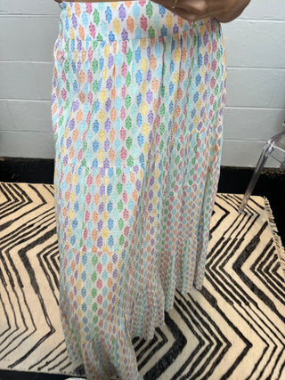 Oliviarose News Rainbow Color Skirt