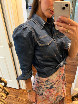 Orion Dark Denim Shirt