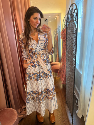 Olympia patchwork Dress