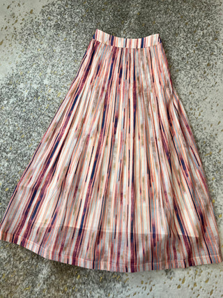 Maurizia Pleated Narrow Waist Band Skirt