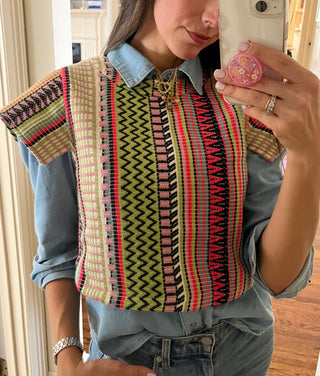 Ollie jacquard vest