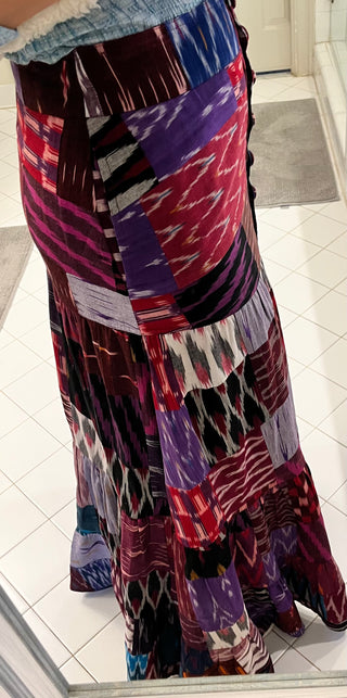 Neri button down skirt