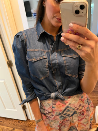 Orion Dark Denim Shirt