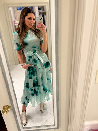Malandra Tie Dye Silk Dress