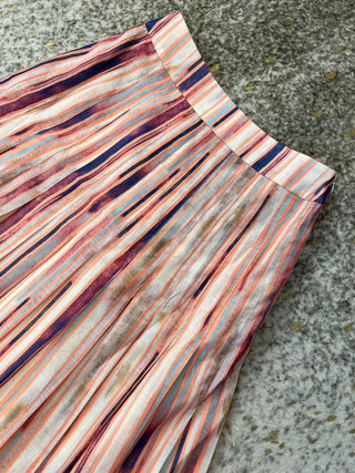 Maurizia Pleated Narrow Waist Band Skirt